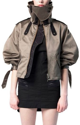 Eudon Choi Cotton Satin Jacket - Lyst