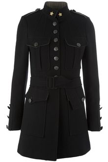 Femme Military Style Trench Coat - Lyst