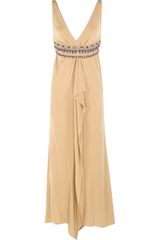 Haute Hippie Beaded Crepe-jersey Dress