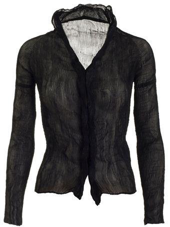 Issey Miyake Fête Printed Pleated Shirt - Lyst