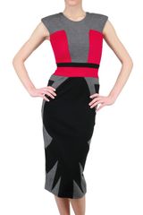 Michael Angel Limit.ed Wool and Silk Charmeuse Dress