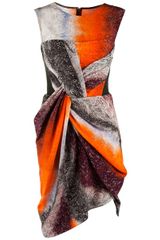 Peter Pilotto Printed Paisley Bustier Dress