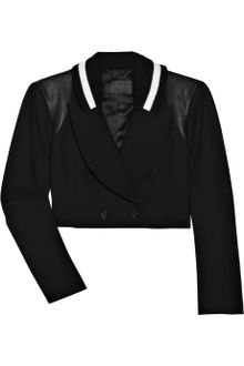 Proenza Schouler Cropped Wool-blend Jacket - Lyst
