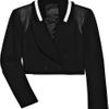Proenza Schouler Cropped Woolblend Jacket in Black - Lyst