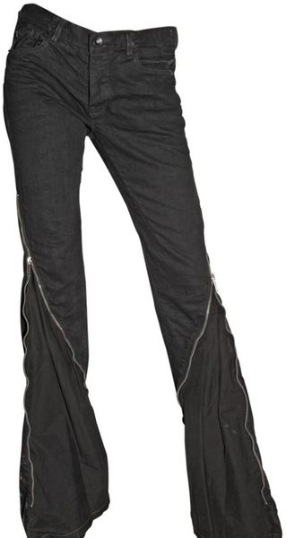 Rick Owens Denim Sretch Jeans - Lyst