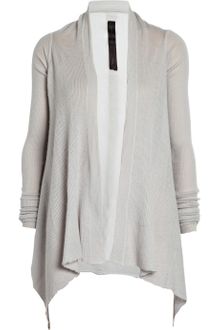 Rick Owens Draped Cashmere Cardigan - Lyst