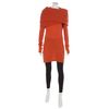 Y-3 Shoulder Wrap Dress in Orange - Lyst