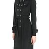 Burberry Textured Tulle Trench Coat in Black - Lyst