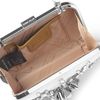 Karen Millen Graphic and Jewel Clutch in Silver (white) - Lyst