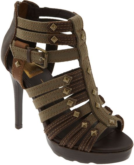 Dolce Vita Fox Sandal in Green (khaki) - Lyst