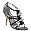 Glint Amara Sandal in Black (black snake) - Lyst