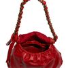 Halston Heritage Maria Studded Flap Shoulder Bag in Red (ruby) - Lyst