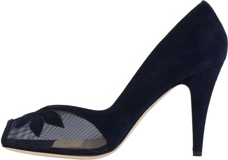 Kate Spade Diva Pump in Blue (navy) | Lyst
