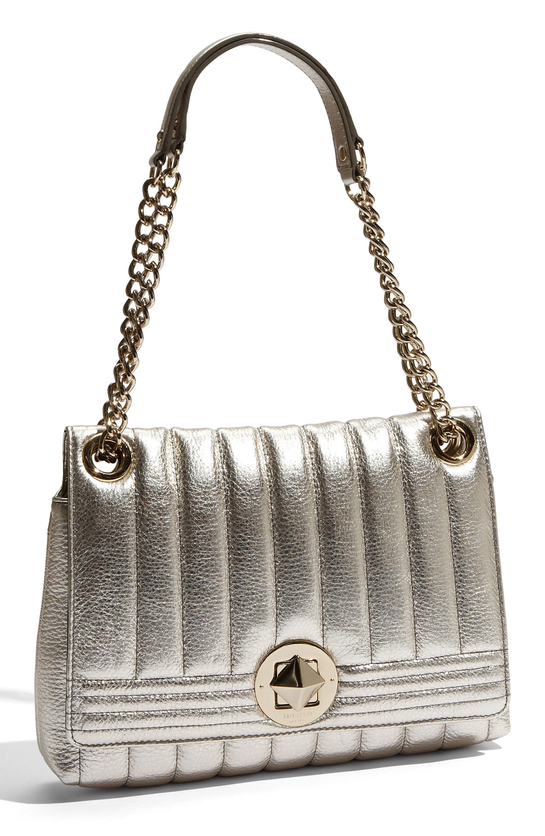 Kate Spade Gold Coast Evangeline Shoulder Bag in Silver (platinum) Lyst