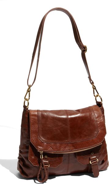 The Sak Silverlake Flap Crossbody Bag in Brown (teak)
