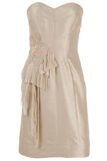 Matthew Williamson Bustier Dress with Rosette - Lyst