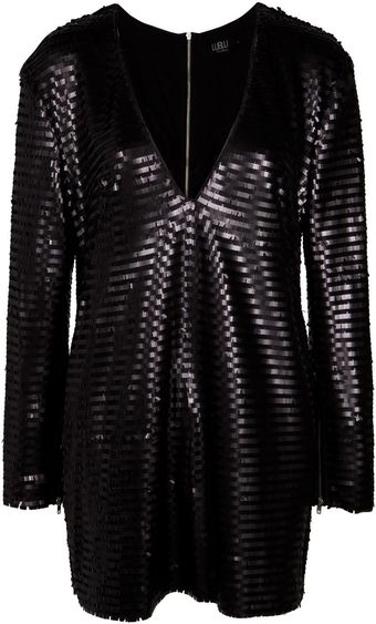 Lublu Mini Sequin Dress - Lyst