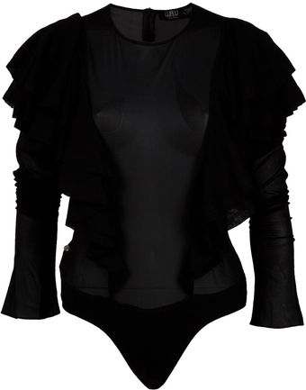 Lublu Ruffle Body Top - Lyst