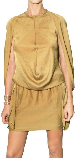 Carven Satin Dress - Lyst