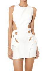 Hakaan Cut Out Faille Dress