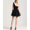 Alice + Olivia Tessie Tulle Oneshoulder Party Dress in Black - Lyst