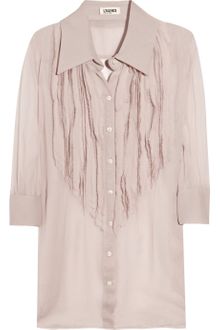 L'Agence Silk-chiffon Blouse - Lyst