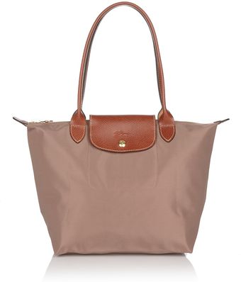 Longchamp Le Pliage Tote in Praline - Lyst