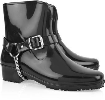 Marc By Marc Jacobs Short Buckled Rubber Boots - Lyst
