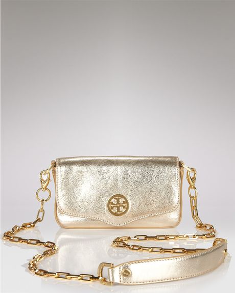 tory burch gold handbag