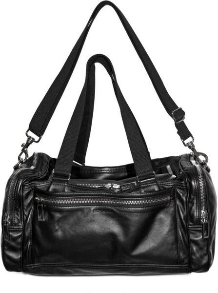 DIOR HOMME Eddy period lambskin Deville Shoulder Bag black