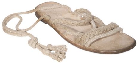Dolce  Gabbana Rope Sandals in Beige for Men | Lyst