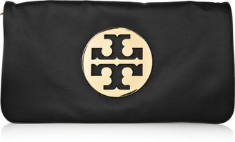 Tory Burch Reva Satin Clutch - Lyst