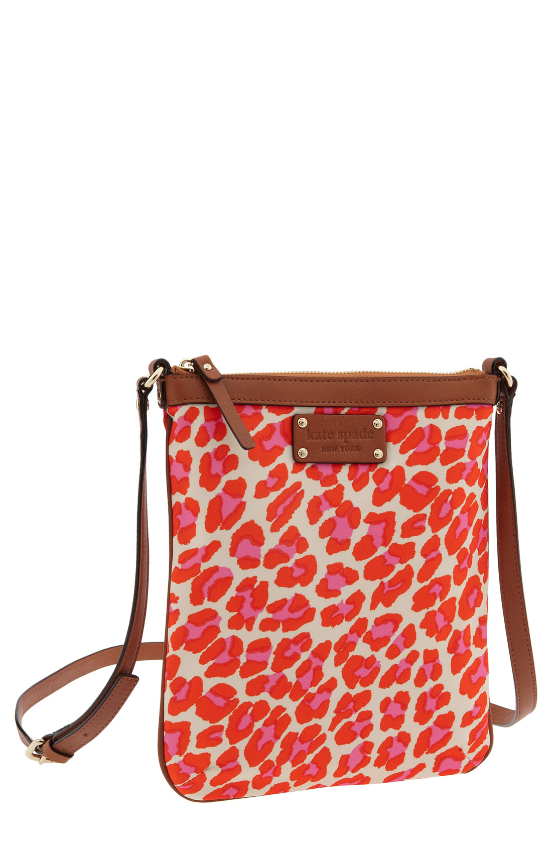 Kate Spade Gramercy Park Thomas Crossbody Bag in Pink (pink/ orange) Lyst