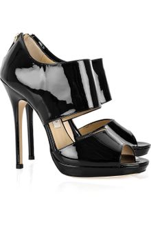 Jimmy Choo Private Patent-leather Sandals - Lyst