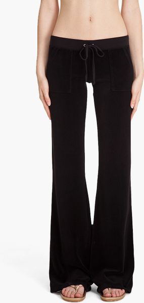 juicy couture black flare joggers