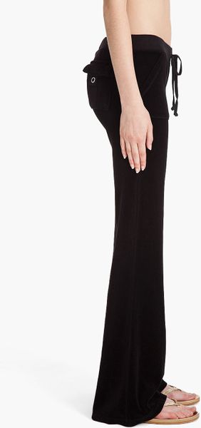 juicy couture black flare joggers