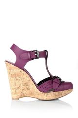 Mulberry Plum Edie Wedge
