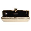 Tasha Textured Metal Clutch in Gold - Lyst