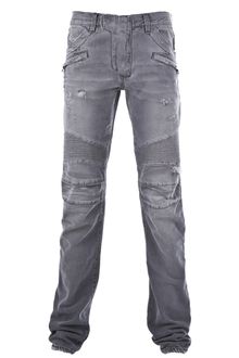 Balmain Straight Cut Motorcycle Jean - Lyst