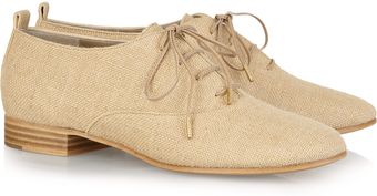 Marc Jacobs Linen Brogues - Lyst