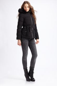 Burberry Brit Reversible Fur-trimmed Parka - Lyst