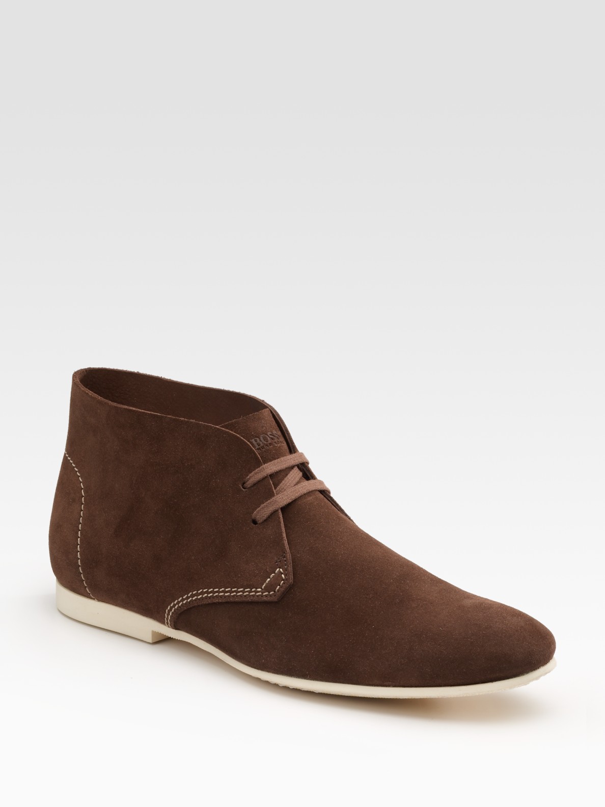 hugo mens boots hugo saharian chukka boots in brown for lyst hugo mens boots hugo saharian chukka boots in brown for lyst
