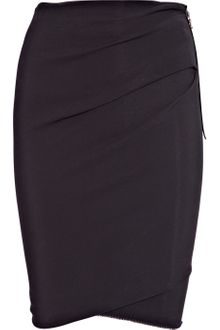 Lanvin Stretch-crepe Pencil Skirt - Lyst
