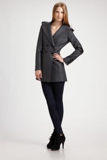 Mackage Double-breasted Three-quarter Coat - Lyst