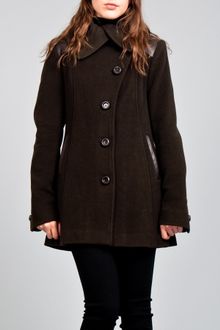 Mackage Elise Pea Coat in Coco - Lyst