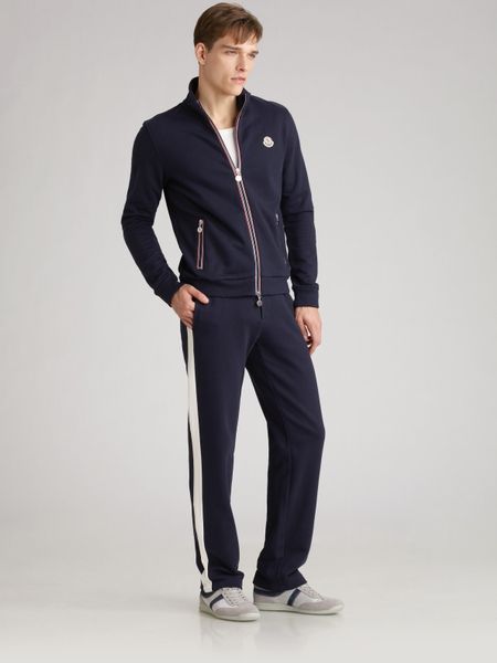 Moncler Track Pants in Blue for Men (navy) - Lyst