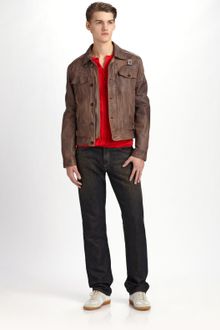 Versace Slim-leg Jeans - Lyst
