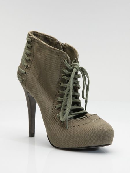 canvas green shoes