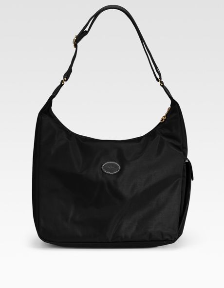 Longchamp Le Pliage Hobo in Black - Lyst
