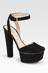 Prada Suede Sandals